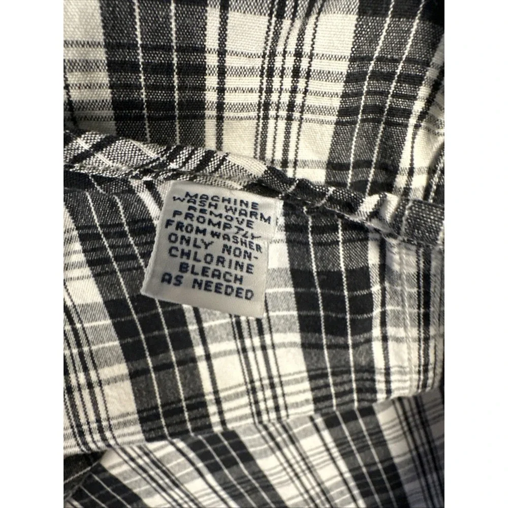 Polo Ralph Lauren Shirt Mens XL Black Plaid Button Down Pony Marlowe Long Sleeve